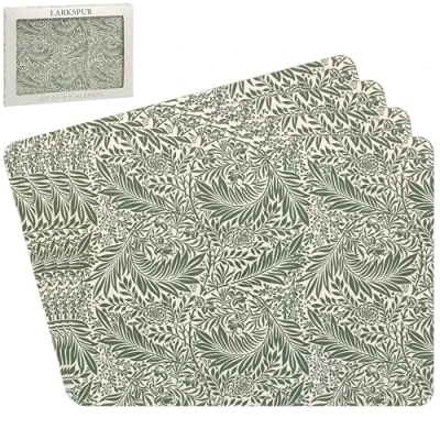 Image of Set of 4 Place Mats William Morris&#039; Larkspur Design
