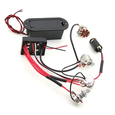 Image of Belcat 2 Band Active Bass Guitar EQ Equalizer Preamp Circuit Pickup