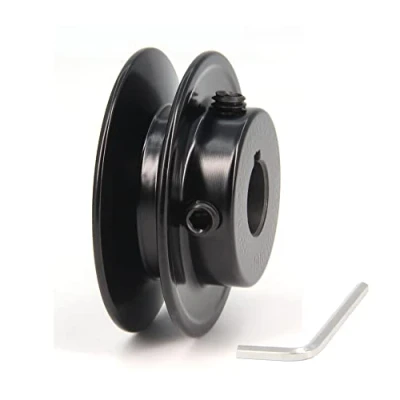Image of Zeberoxyz AK25 Single Groove Web Sheaves,2.5&quot; OD 5/8&quot; Bore V Belt Sheave Cast Iron for (5/8&quot;Bore 2.5&quot;OD, 1 Groove)