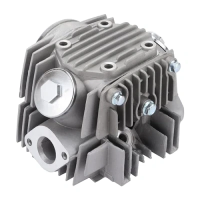 Image of GOOFIT 52.4mm Cylinder Head Assembly for 4 Stroke 110cc ATV Go Kart Scooter