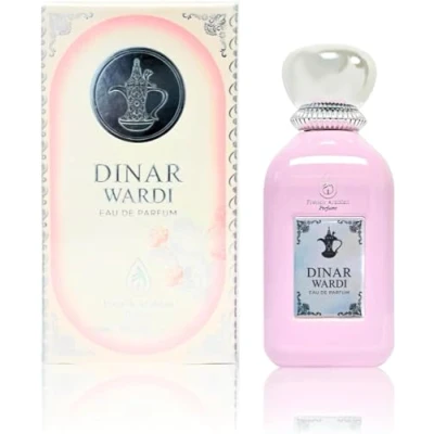 Image of Dinar Wardi 100ml Eau De Parfum Long lasting Perfume for Women Soft Musky Floral Vanilla Spray