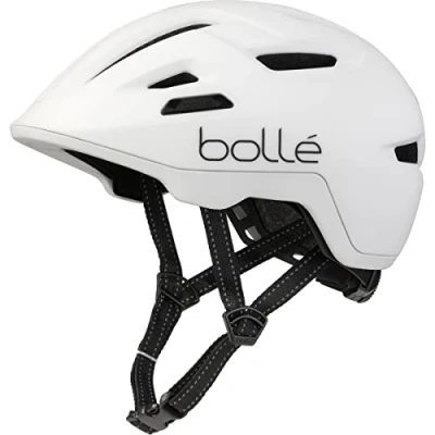 Image of bollé STANCE White Matte S 52 55cm, Cycling Helmet, Small, Unisex Adult