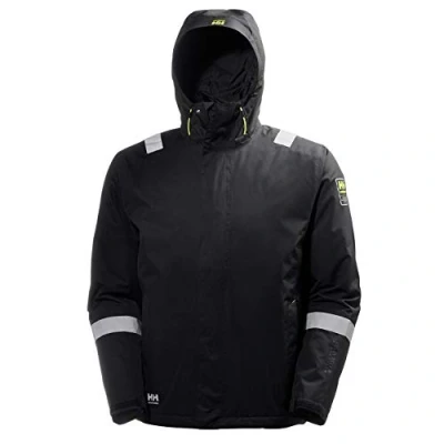 Image of Helly Hansen Workwear Unisex 71351 Winter jacket &quot;AKER&quot; Hansen® Black M Not Applicable, Black,