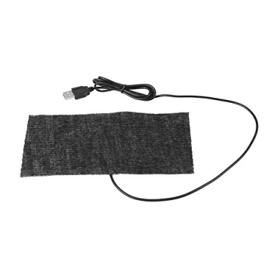 Image of USB Carbon Fiber Heating Mat 20 * 10cm Warm Blanket Mouse Pad 1 PCS Black 5V