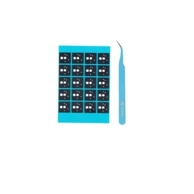 Image of Ranked Premium Switch Pads Kit for DIY Custom Mechanical Keyboard Poron Foam 0.5mm Thick (Poron 240 Pcs + 2 Tweezers)