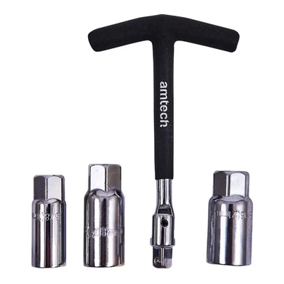 Image of Amtech 4 Piece T Bar Spark Plug Wrench Set