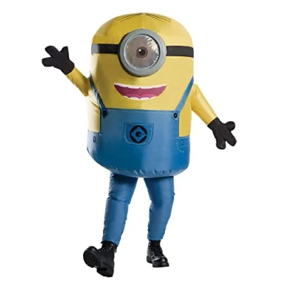 Image of Rubie&#039;s 810585STD000 Minions Stuart Inflatable DESPICABLE Adult Fancy Dress, unisex, One Size