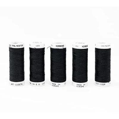 Image of Korbond 500m Nearly Black Polyester Thread