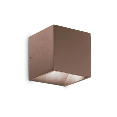 Image of Rubik Integrated LED Outdoor Up Down Wall Lamp Coffee 730Lm 4000K IP54