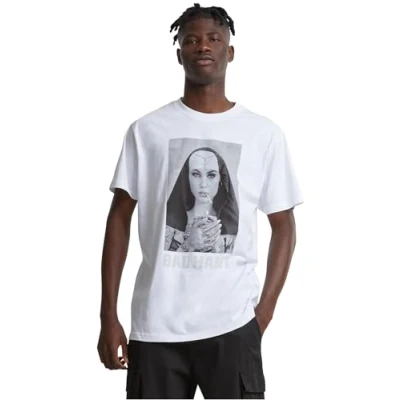 Image of Mister Tee Men&#039;s Mt1282 Bad Habit T Shirt, White, 3XL