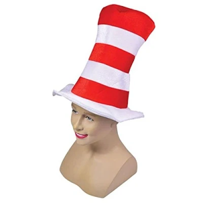 Image of Bristol Novelty BH598 Striped Top Hat For Childs, unisex, Multi colour, One Size