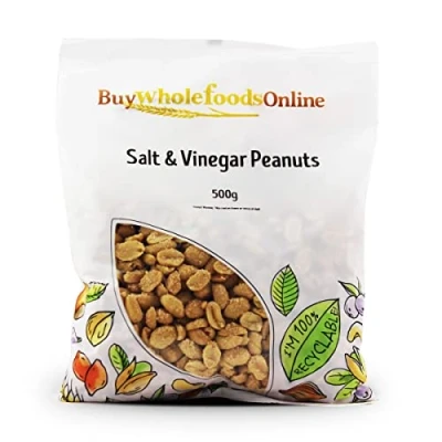 Image of Salt &amp; Vinegar Peanuts 500g (BWFO)