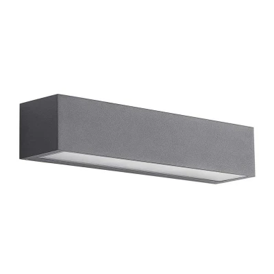 Image of Arcchio Lengo wall light, 38 cm, anthracite, E27, IP54