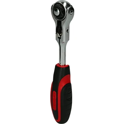 Image of KS Tools 914.1405 1/4 Inch Modifix Mini T Handle Swivel Head Ratchet, 72 Teeth