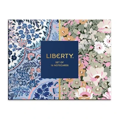 Image of Galison Mudpuppy Liberty Floral Greeting Assortment Notecard Set: London