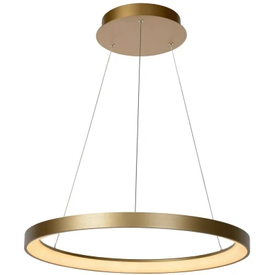 Image of Vidal Modern Pendant Light Ø 58cm LED Dim. 1x48W 2700K Matt Gold, Brass