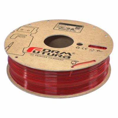 Image of Formfutura 1.75mm HDglass See Through Red 3D Printer Filament