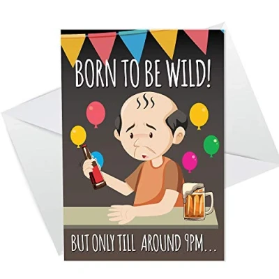Image of FUNNY Card For Him Her 40th 50th 60th Birthday Men Women Novelty