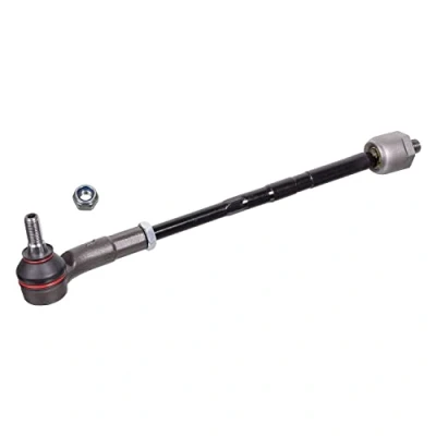 Image of 6R0423803, 6R0423803A Tie Rod FEBI BILSTEIN 36508 Front Axle Left with lock nuts nut BMTS Turbo NEW VOLKSWAGEN: Polo V Hatchback, SEAT: Ibiza 4