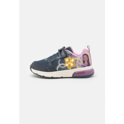 Image of Geox Disney WISH Spaceclub GIRL Lights Trainers for kids, Size: 1, Navy/lavender Imitation leather/ textile