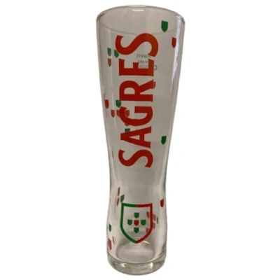 Image of Sagres Personalised Engraved Tall Pint Lager Glass with Gift Box