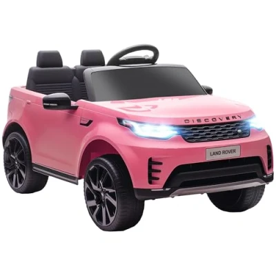 Image of AIYAPLAY Land Rover Discovery Licensed 12V Kids Electric Car w/ Remote Pink