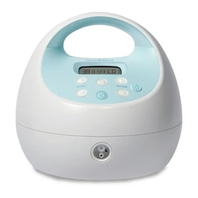 Image of Spectra S1 Plus Hospital Grade Double Electric Breast Pump with Rechargeable Battery, Blue