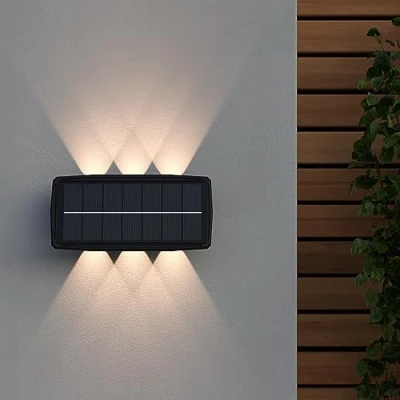 Image of SolarCentre® TrioLight Warm White Up and Down Outdoor Solar Powered Wall Light
