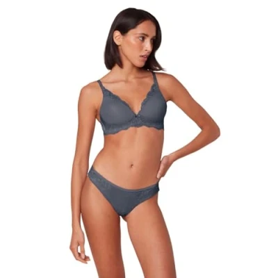 Image of Triumph Women&#039;s Amourette Charm T P Bra, Cloudy Blue, 36D