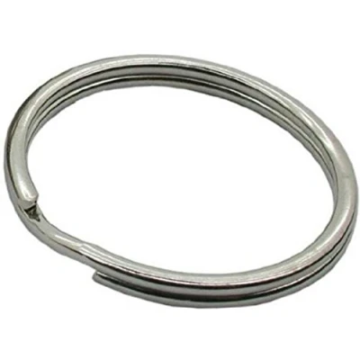 Image of 50 x 30mm Key/Keyrings Split Jump O Rings/ID Loop/Crafts Hobby Fishing