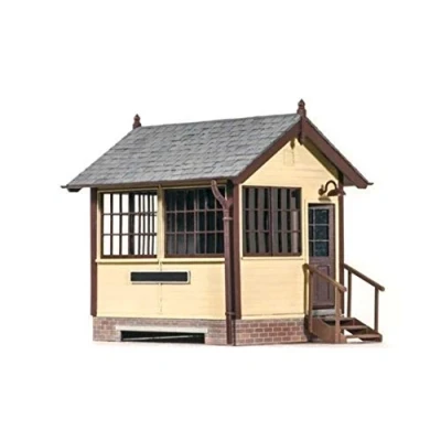 Image of Peco LK 709 Wooden Ground Level Signal Box Lineside Kit