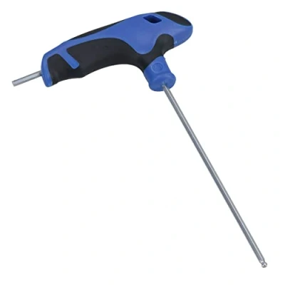 Image of 2.5mm Metric T Handle Allen Hex and Ball Ended Hexagon Key Bar Wrench