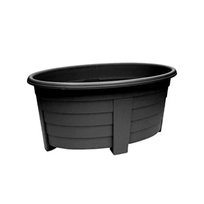 Image of 2 x Grosvenor Oval Planter Bla