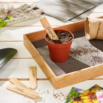 Image of Shop4allsorts 20 Capillary Matting Seed Tray Moisture Mats Plant Watering 21cm x 34cm