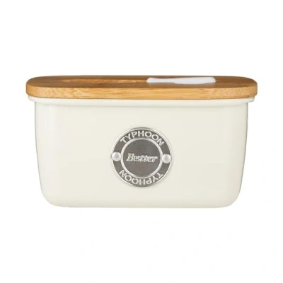 Image of Typhoon Living Cream Butter Storage &amp; Spatula Set