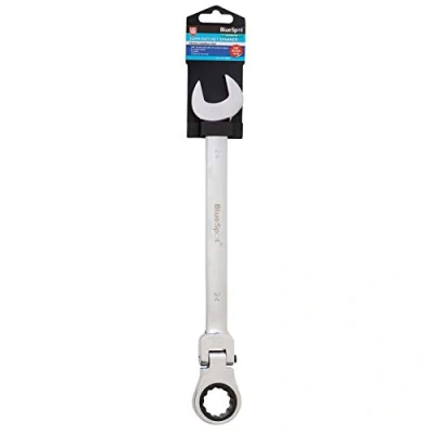 Image of Blue Spot Tools 05121 24mm Chrome Vanadium Ratchet Spanner Flexible Head (180)
