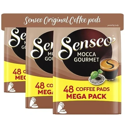 Image of Senseo Mocca Gourmet, Pack of 3, 3 x 48 Coffee Pods