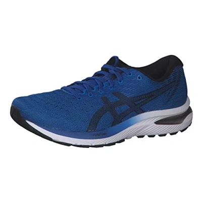 Image of Asics GEL CUMULUS 22, Men’s Running Shoes, Directoire Blue Black, 14 UK (50.5 EU)