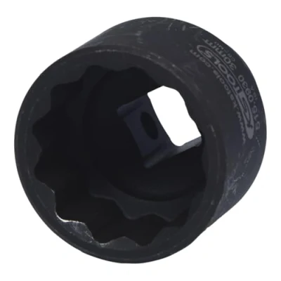Image of KS Tools 515.0930 1/2 Inch 12 Point Impact Socket, Short, 30 mm