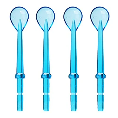 Image of YanBan 4pcs Dental Water Jet Replacement Tongue Cleaner Tips for Waterpik Flosser WP 100 450 250 300 660 900, 4 Pack