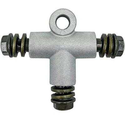 Image of kweiny Motorcycle Hydraulic Brake Line Tee Hose Connector 3 Way Adapter with M10 Banjo Bolt(Circular Shape)
