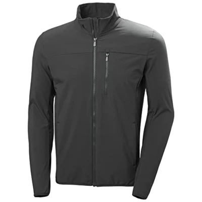 Image of Helly Hansen Mens Crew Softshell Jacket 2.0, M, Ebony