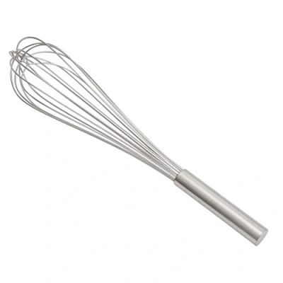 Image of Vogue Heavy Whisk 45 cm/18 inch, Stainless Steel, Eight Wires, Kitchen Whisk, Egg Beater, Plastic Sealed Base Prevents Liquid Build Up, K549