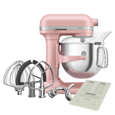 Image of KitchenAid Artisan Dried Rose 6.6L Bowl Lift Food Mixer With FREE Gift