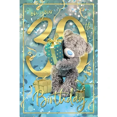 Image of ME TO YOU 30th Bear Holding Gift
