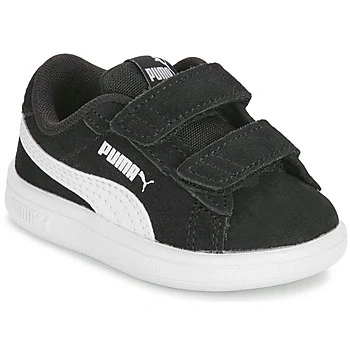 Image of Puma SMASH 3.0 INF boys&#039;s Children&#039;s Shoes (Trainers) in Black