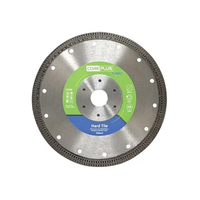 Image of CorePlus HT200 Hard Tile Turbo Diamond Blade 200mm CORDBHT200