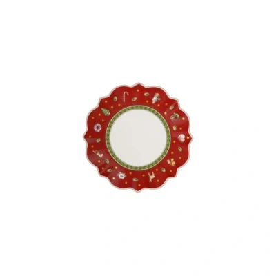 Image of Villeroy &amp; Boch Toy&#039;s Delight Bread and Butter Plate, Red, Round