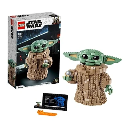 Image of LEGO 75318 Star Wars: The Mandalorian Child Baby Yoda Figure Gift Idea