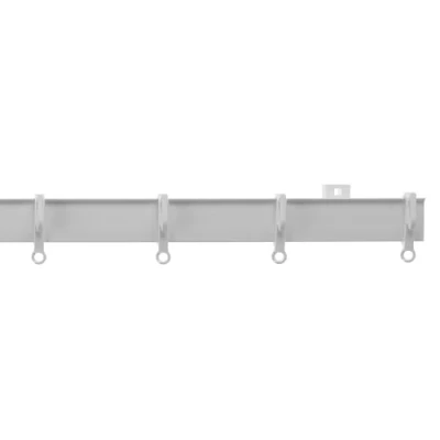Image of Swish Sologlyde complete Curtain Track system Rail Set 125cm 49&quot; WS100W0125T